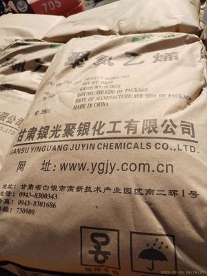 K67 PVC Raw Materials Polyvinyl Chloride SG-5 White color powder