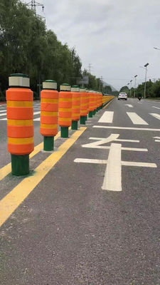 Expressways PU Rolling Crash Barrier safety roller barrier For Bumper Post