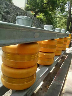 Expressways PU Rolling Crash Barrier safety roller barrier For Bumper Post
