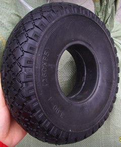 350-400mm PU Foam Wheels Diamond Pattern For Trolley