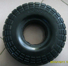 350-400mm PU Foam Wheels Diamond Pattern For Trolley