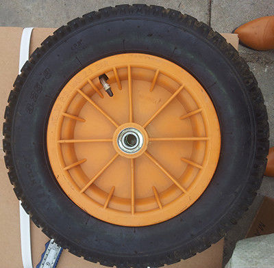 300-400mm Black PU Foam Wheels Pneumatic Air Tires