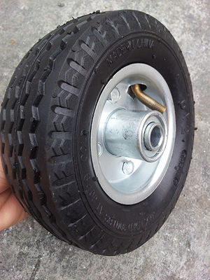 300-400mm Black PU Foam Wheels Pneumatic Air Tires