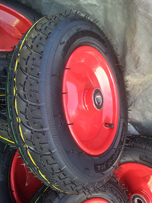 300-400mm Black PU Foam Wheels Pneumatic Air Tires