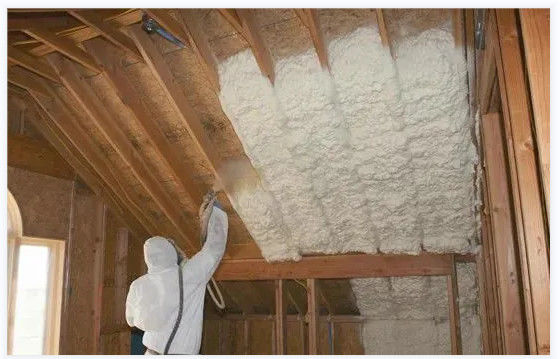 Light Yellow Liquid Polyether Polyol Blend Water Blown Agent For Spray Foam