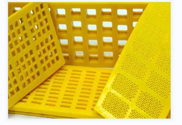 Various Aperture Shape Of Polyurethane Tensioned Screen Mesh For Quarry