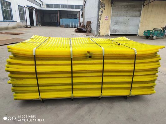 Various Aperture Shape Of Polyurethane Tensioned Screen Mesh For Quarry