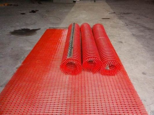 Polyurethane TPU Tufflex Screen Mesh With Steel Hooks No Blind