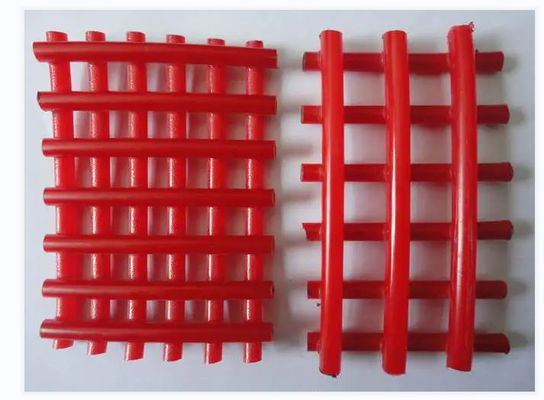 Customized TPU Wire Polyurethane Screen Mesh For Sand Vibrating Tension Plate