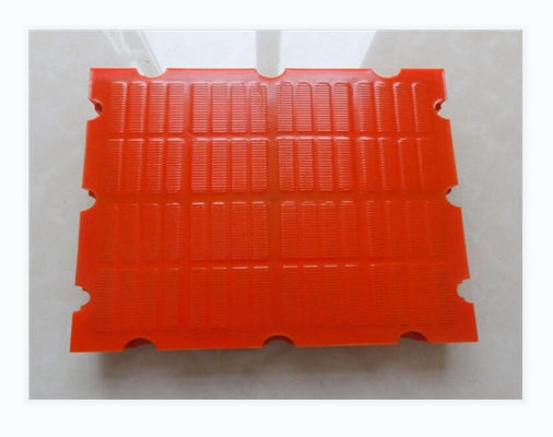 Red Dewatering Polyurethane Screen Mesh For Concentrate Dewatering