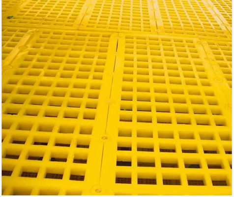 Rectangle Modular Polyurethane Screen Mesh For Quarry Rubber Tension Screen