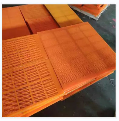 305*305mm Modular Industrial Polyurethane Screen Mesh For Rectilinear Vibrating Screen Machine