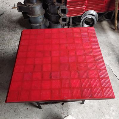 305*305mm Modular Industrial Polyurethane Screen Mesh For Rectilinear Vibrating Screen Machine