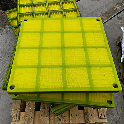 305*305mm Modular Industrial Polyurethane Screen Mesh For Rectilinear Vibrating Screen Machine