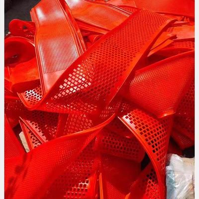 200-600mm Width Flip Flow Polyurethane Screen Mesh With Comb Square Oblong Aperture