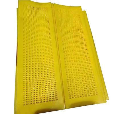 Non Blinding Flip Flow Polyurethane Screen Mesh For Recycling And Skip Waste Mining Industry