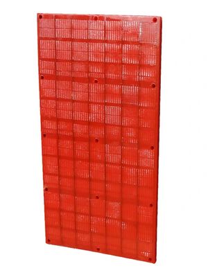 Hardness 80A To 95A Polyurethane Screen Mesh Rubber Modular Screen Panel For Dewatering