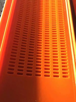 Non Blinding Flip Flow Polyurethane Screen Mesh For Recycling And Skip Waste Mining Industry