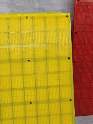 Hardness 80A To 95A Polyurethane Screen Mesh Rubber Modular Screen Panel For Dewatering