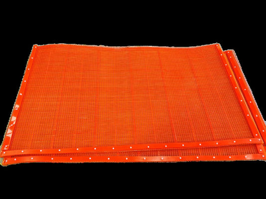 Two Layer Polyurethane High Frequency Screen Panel For Iron Ore  With Different Aperture Hole Enjoy Long Working Life