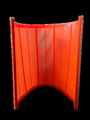 Résistance à l'abrasion Bonne maille d'écran en polyuréthane avec un allongement élevé Compatible pour les tâches de dépistage de la machine d'écran