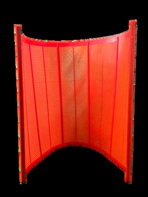 Kháng giãn cao Polyurethane màn hình khẩu độ 0,045mm đến 1mm Được thiết kế cho độ bền lâu dài và sàng lọc vật liệu