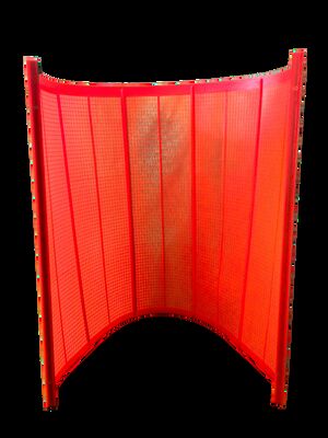 İyi aşınma direnci, germe dayanıklılığı ≥ 25MPa ve ekran performansı için 0.045mm ila 1.0mm açıklık boyutlarına sahip poliüretan ekran örgüsü