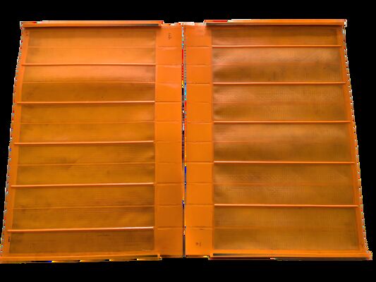 Two Layer Polyurethane High Frequency Screen Panel For Iron Ore  With Different Aperture Hole Enjoy Long Working Life