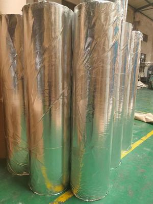 Recycled Wood Pulp PE Coated Kraft Paper Unpeelable 70+15g